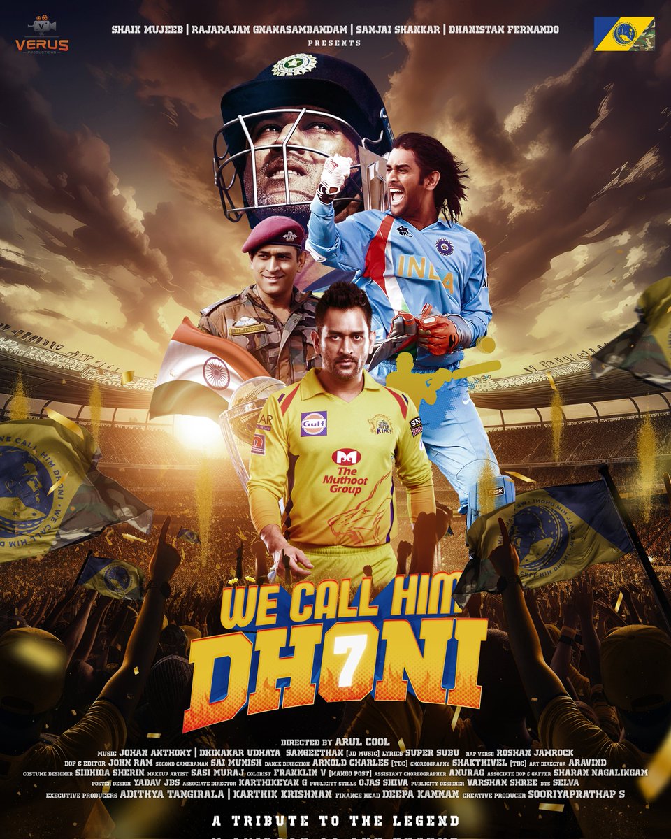 #wecallhimdhoni #msdhoni Recent one for @verusproduction