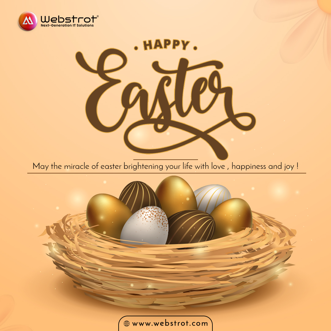 May the risen Christ bring you and your family abundant happiness and blessings today and always. 
Happy Easter! 🙏💐

#happyeaster2024  #EasterBlessings  #resurrectionsunday✝️   #webdesigncompany #itcomapnydewas  #nextgenerationitsolution  #itservice  #webstrot