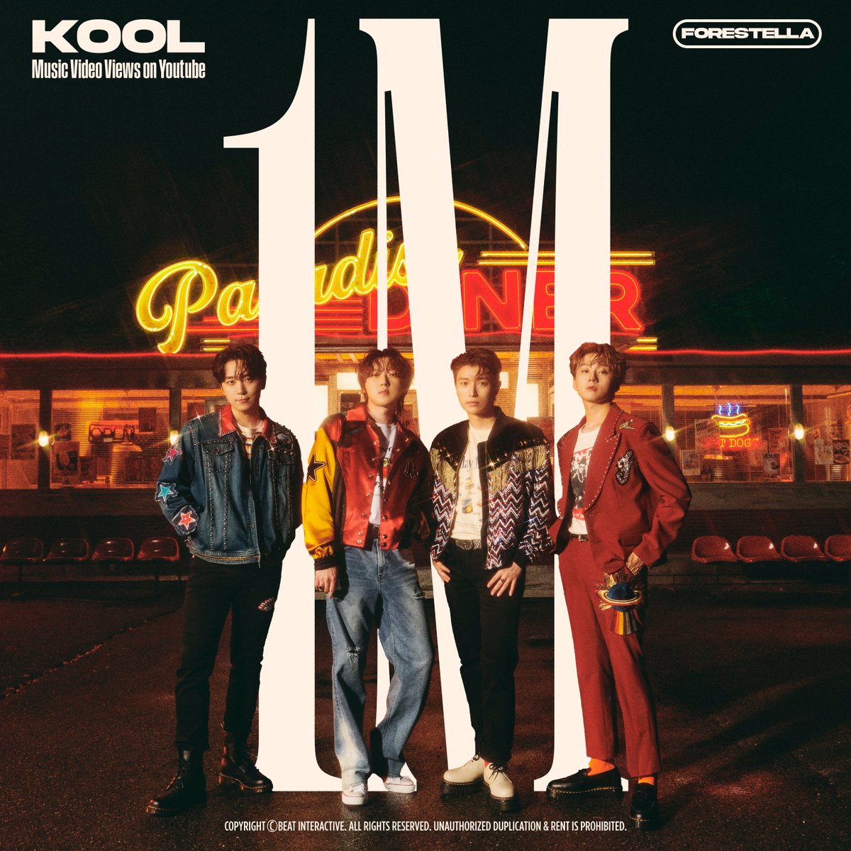 [🎉] 'KOOL' M/V HITS 1 MILLION VIEWS on YOUTUBE Thank you 숲별💚 youtu.be/4xij_3JKs_c #포레스텔라 #Forestella #KOOL