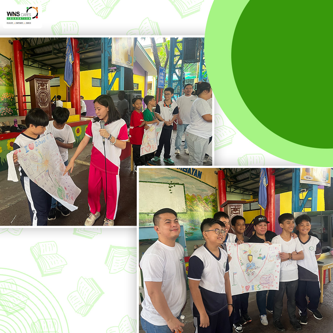 Our #GEMS from the #Philippines gathered for community service at #WCFMobileLibrary. The students had an enriching experience through the story-telling sessions, dance workout and created themed artwork on “Illustrate your love for your school”. #GoingTheExtraMile #LearnWithWCF