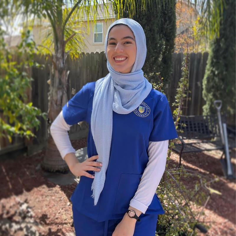 'A huge 'thank you' goes out to all the amazing #nurses out there, and to my #nursing classmates and friends 💙. We will change the world one patient at a time.' 🩺 

📸 #ChamberlainGrad + Pediatric #Nurse Maraam A. (BSN 🎓 December 2022) #ChamberlainSacramento