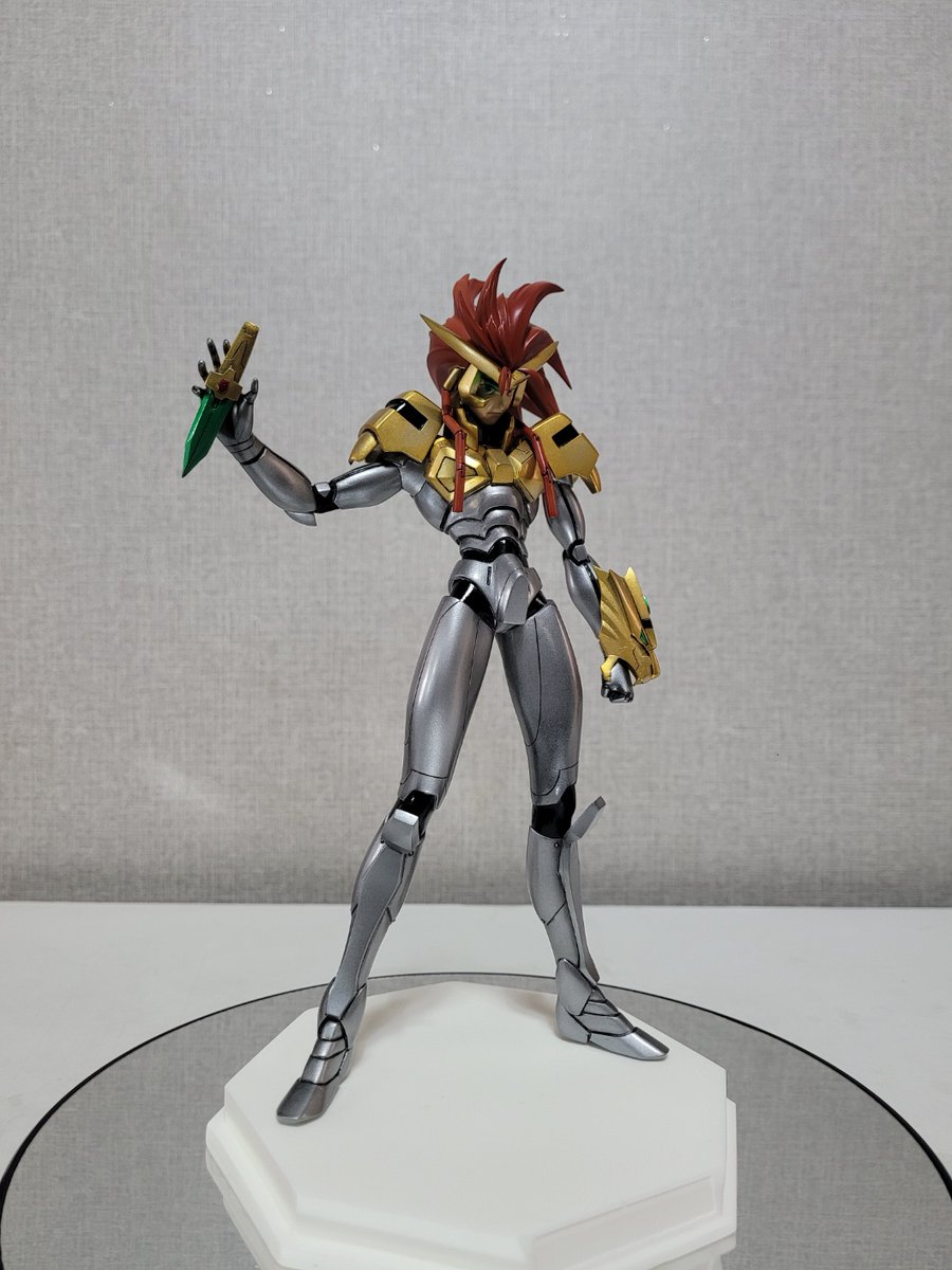 gauri0918's tweet image. 勇者王ガオガイガー獅子王凱ガレジキット完成~!
#勇者王 #ガオガイガー #獅子王凱 #ガレジキット #完成