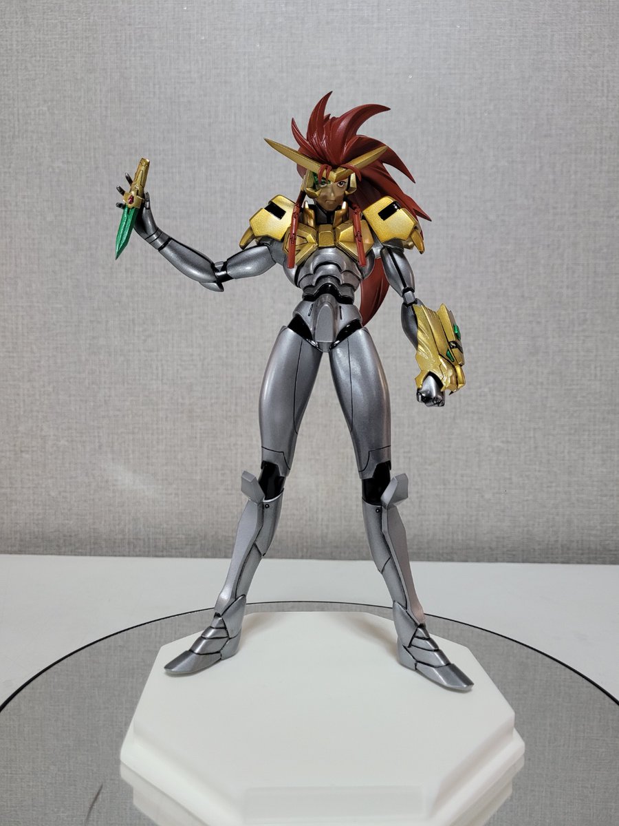 gauri0918's tweet image. 勇者王ガオガイガー獅子王凱ガレジキット完成~!
#勇者王 #ガオガイガー #獅子王凱 #ガレジキット #完成