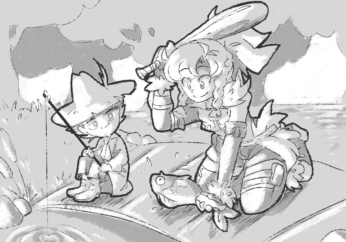 rougethegreat's tweet photo. Snufkin teaches Pal Gal how to fish and regrets it
#snufkin #Moomins #palworldfanart https://t.co/wT9rdnAcHt