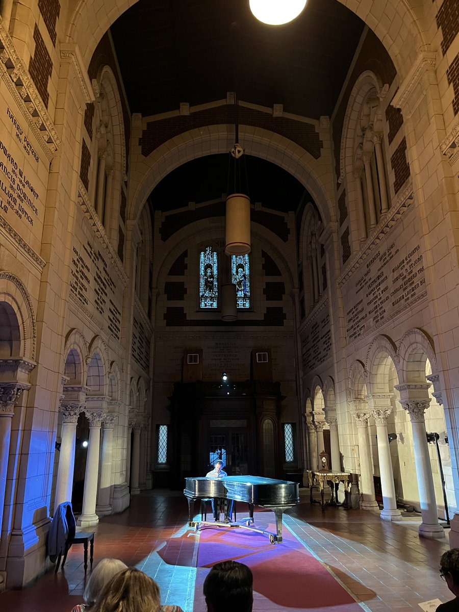 Saw a special “Tuesdays With Morrie” tonight in the halls of a historic Manhattan church — a really fascinating backdrop to a piece about life and death and bad things that befall good people. (Plus, Len Cariou. C’mon.) @seadogtheater