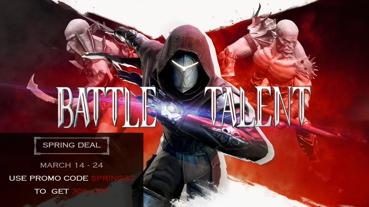 Battle Talent is now at a 30% discount in the Meta Spring Sale 🎉 Use coupon code SPRING30 to avail the discount during purchase on Meta Store
Sale lasts through 14th-24th March, 2024

#battletalent #battletalentvr #MetaQuest #discountcode