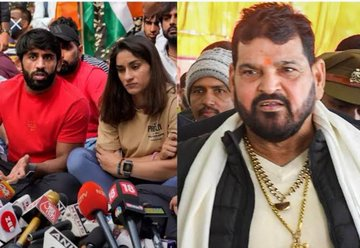नारी शक्ति का उपासक मोदी का चहेता भक्त जो महिला खिलाड़ियों का चेस्ट पर हाथ रख कर बरेदिंग चेक करता था , जिसे गिरफ्तार तक नही किया। क्या ऐसे सम्मान करता है उपासक नारी शक्ति का।