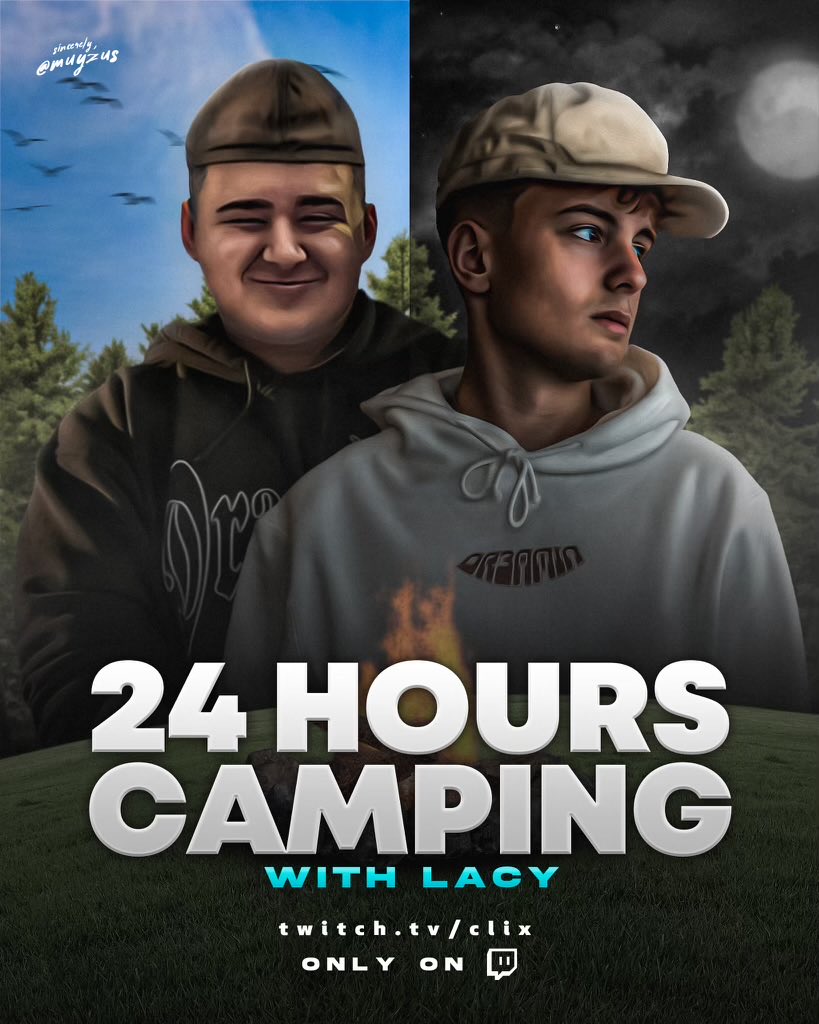 Tomorrow 4PM EST. Be there 🪵🏕️