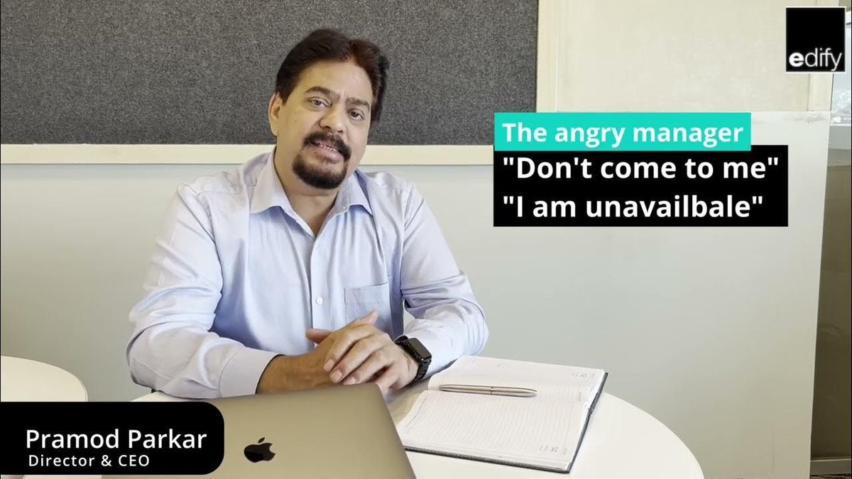 WeAreEdify's tweet photo. Managerial Sins Series ( 4 of 7) Anger | Have you seen the people who always use anger to get things done? and then when asked they say - "It's only assertiveness". No one likes working with a tyrant. #HR #corporateTraining #L&amp;D  
https://t.co/6SRSsWohgq https://t.co/1EDWQczOm3