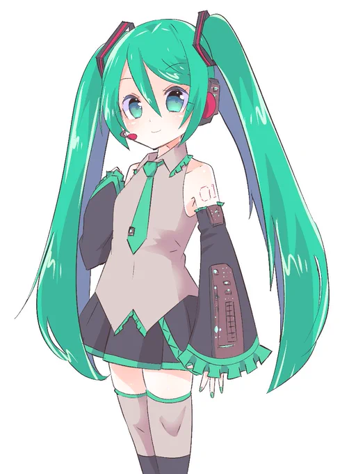 らくがき ゆるく初音ミクちゃん 