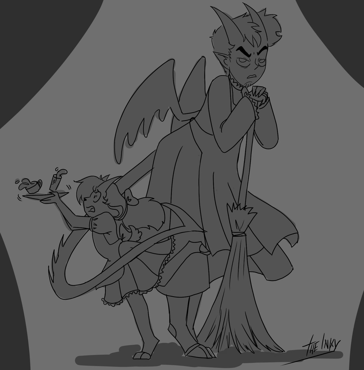 CrazyNightMare2's tweet photo. my version doomed!Adam. with a little helper who isn't much help xD
#HazbinHotel #adam #AdamHazbinHotel #demonadam #au #myocAJ #myart #adamMaid #demongoat #GOAT https://t.co/uyJHVG8Hsv