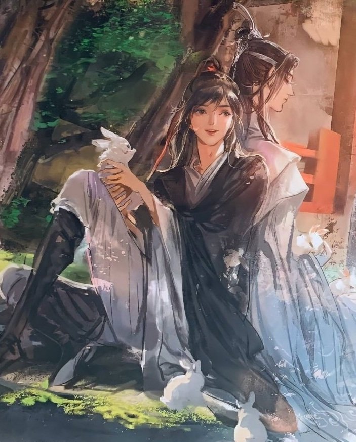 wangxiangallery's tweet image. official illustration from mdzs thai edition 
illustration by: CHANGYANG
