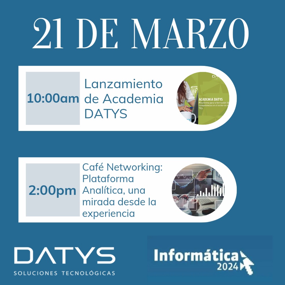 DatysCuba's tweet image. 📣 DATYS ya activó el modo feria.

🎯Aquí te mostramos las actividades que estaremos desarrollando en nuestro stand del 19 al 22 de marzo.

🤗Te esperamos

#porunadigitalizacionsegura #datyseninformatica2024 #Informática2024 #PorUnaSociedadDigital #Informatica2024