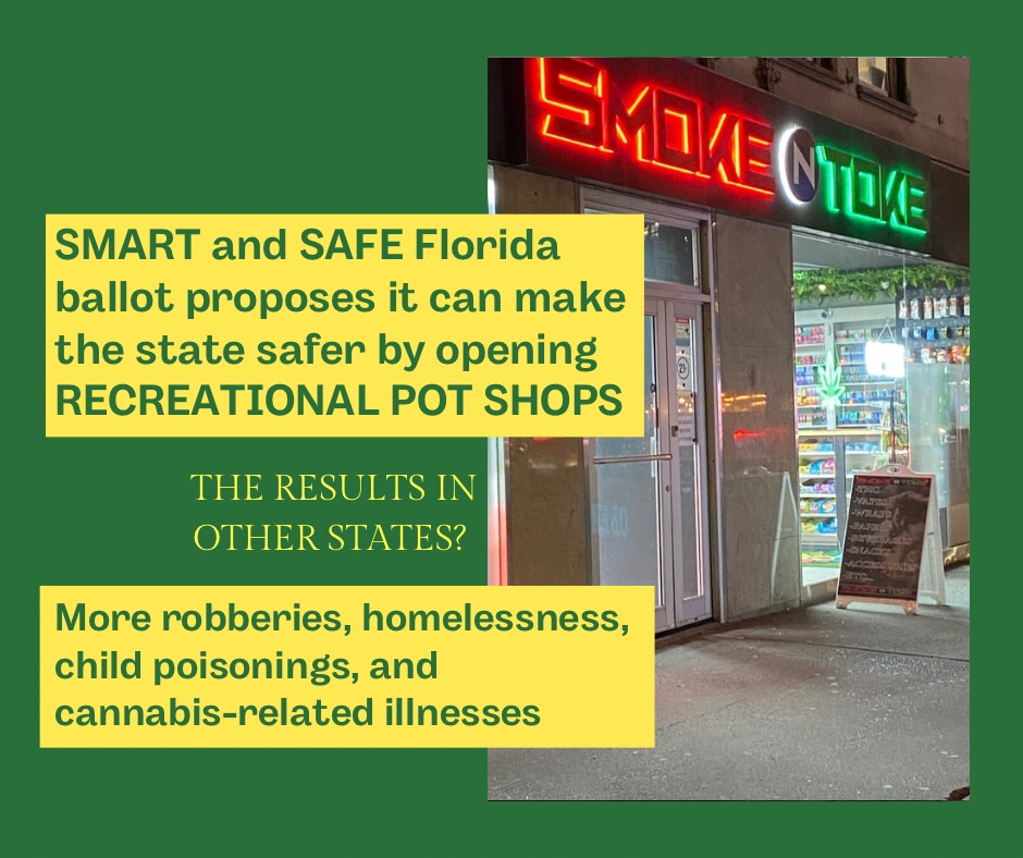 PoppotGroup's tweet photo. #Florida #Antilegalization How deceiving ballot measures can be. Legalizing marijuana is D & D -- DANGEROUS and DUMB, not smart and safe. https://t.co/x1XfPnKs0y