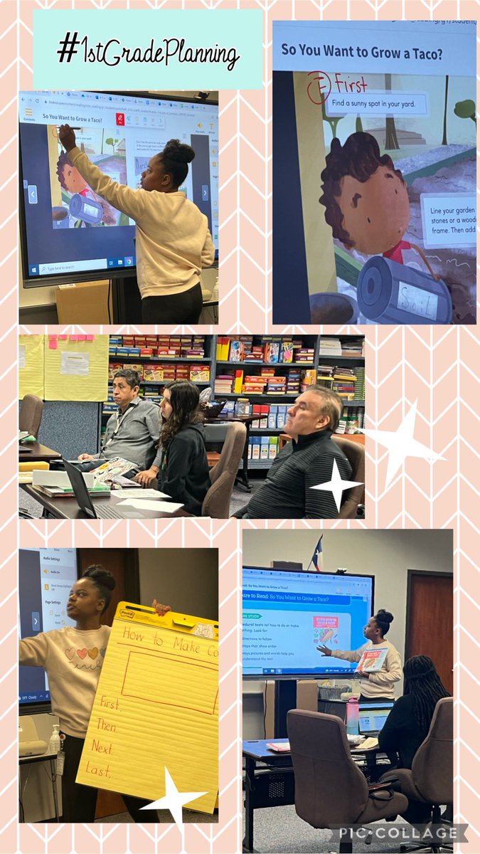 Productive day of Long Range Planning!! <a href="/CeaserChristel/">Christel Ceaser</a> captured some great modeling moments of PK, Kinder &amp; 1st grade teams planning!!!! 📖 📚 📝 #BobcatBusiness