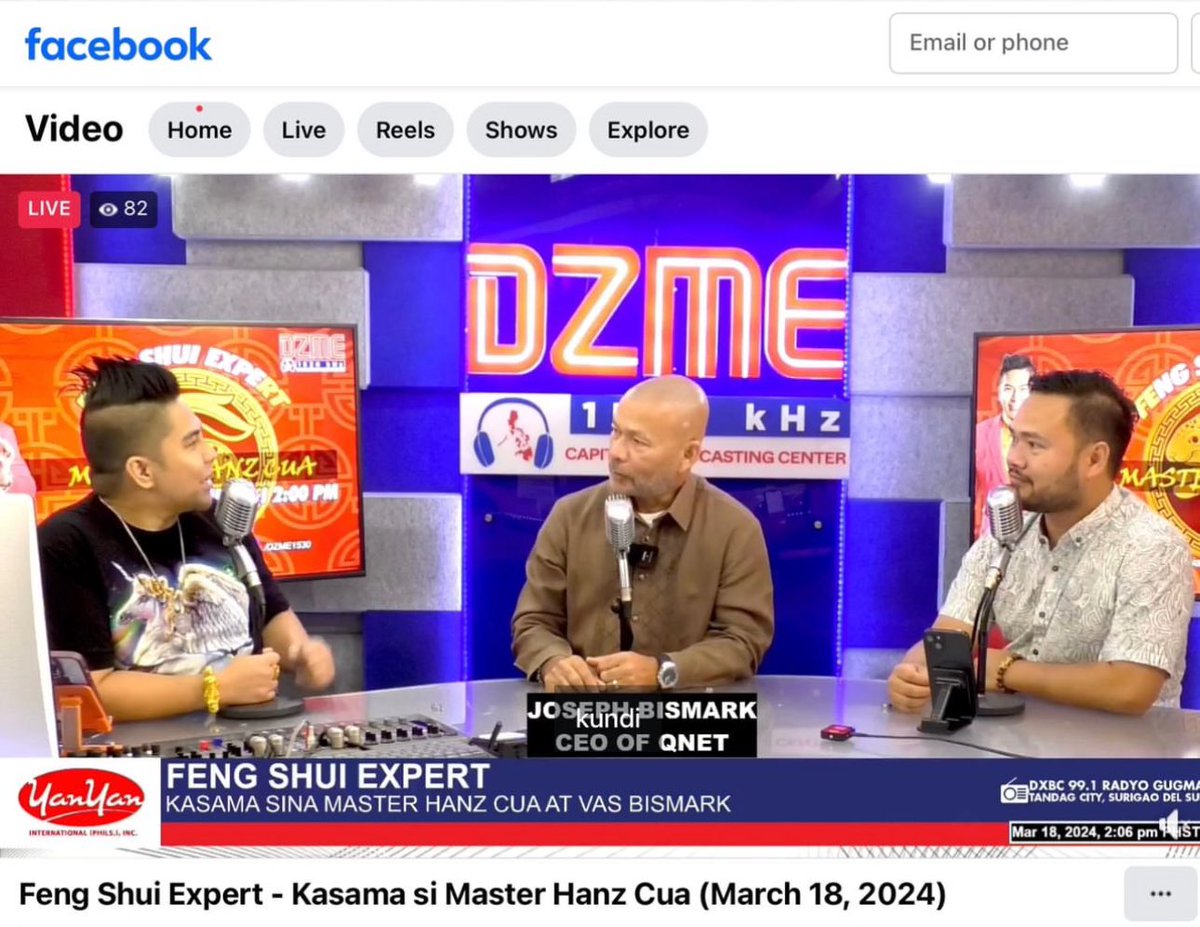 LIVE NOW!!
Watch my interview with Master Hanz Cua!
Click link on my Bio ✨️