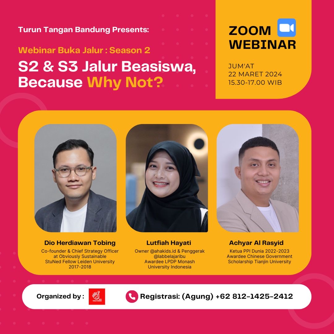 Buat adek-adek atau kawan seperjuangan yang maju mundur mau lanjut sekolah, yesss I can agree, S2 is not for everyone, tapi mari diskusi kenapa akhirnya maju: 
forms.gle/uiU7Ae1mFQH23K…