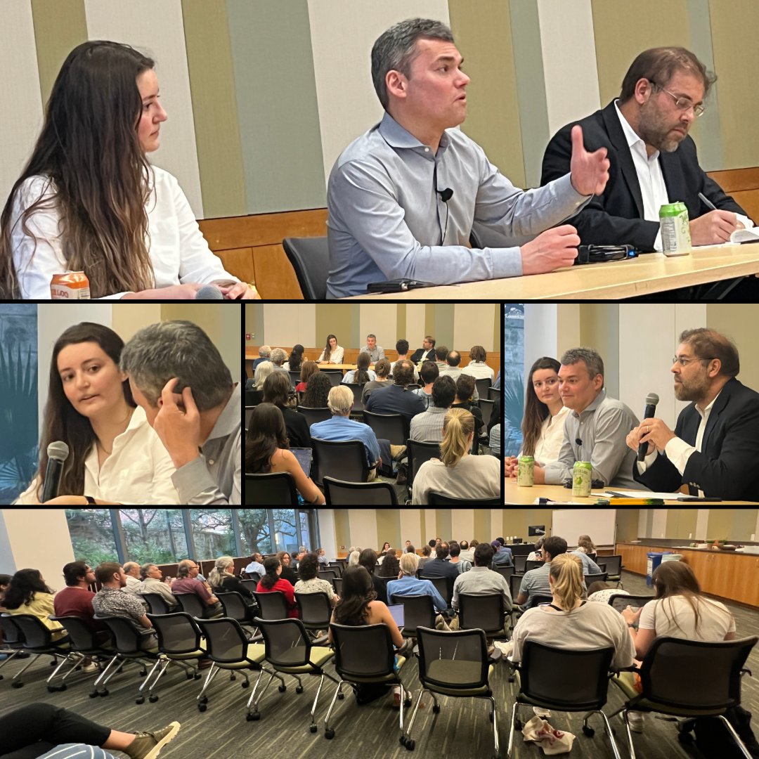 Some images from part two of our History Department Series on Palestine and Israel: A Conversation with Peter Beinart, City University of New York. Read about the event at bit.ly/3Slj8J1. Thanks to presenters, co-sponsors, and to all who joined us that evening!