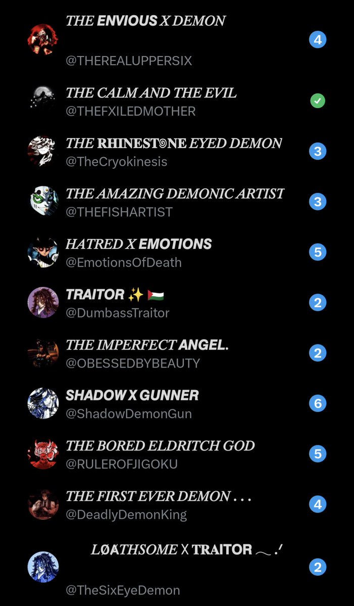 TheSixEyeDemon's tweet photo. Trying to revive it. And if you wanna follow me on my other accounts then here they are. Thank you all and see you later. Bye. https://t.co/nposU9ijht