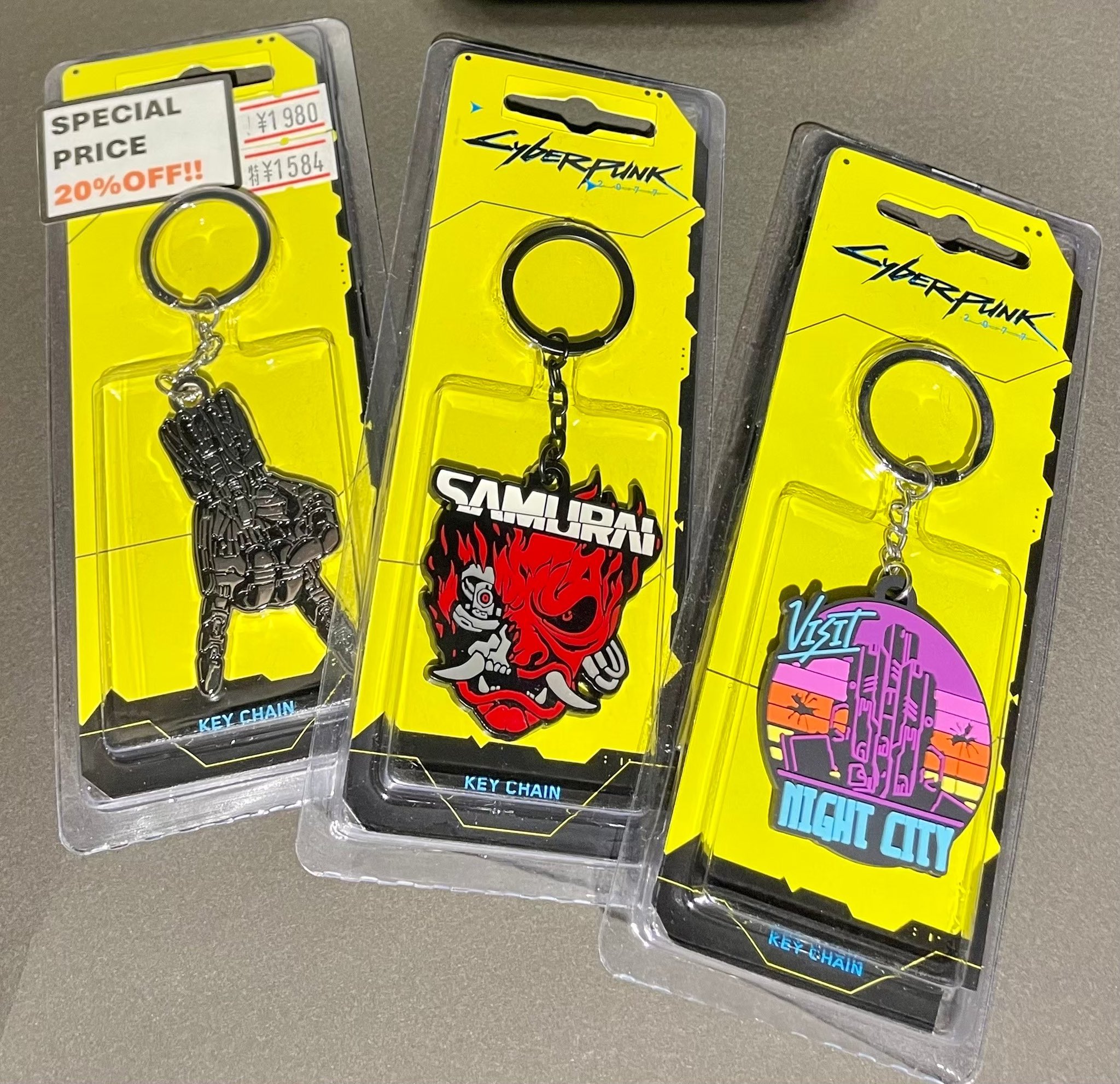 Cyberpunk 2077キーホルダータイガークローズ(虎鉤衆)サイバーパンク Cyberpunk 2077キーホルダータイガークローズ(虎鉤衆)サイバー
