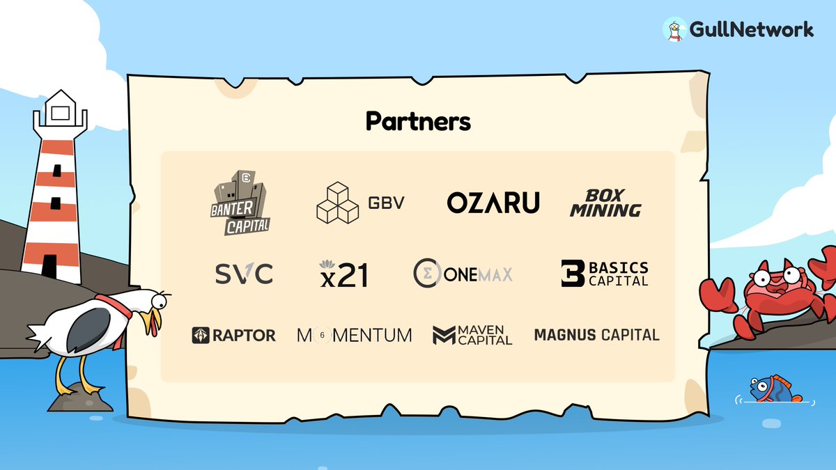 Secured strategic investments from visionary VCs!🦅

This partnership propels us forward on our mission to innovate and expand. A massive shoutout to our investors for your trust and support.

Here's to a future of growth and innovative achievements!🌟
#letsgull #GullNetwork