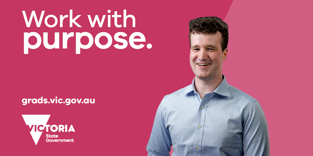 The #VicGovGraduateProgram disability pathway offers ongoing support during the recruitment process through the completion of the program and into your career. 

Apply now: grads.vic.gov.au 

#WorkWithPurpose #GraduateJobs