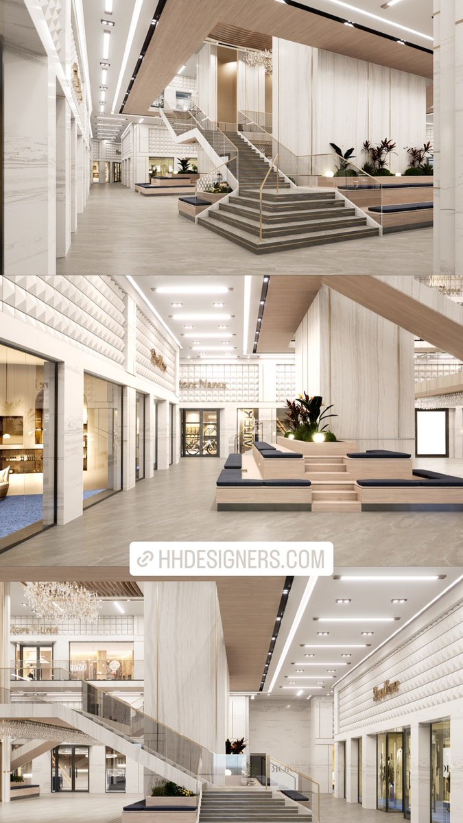 hhdesigners's tweet photo. Luxury shopping center designed by HHDESIGNERS.

________________
HHDESIGNERS is an international commercial interior design agency creating spaces that elevate the way people live, work, and make their mark on the world.

https://t.co/Qft9CKeSxG

#luxury #shoppingcenter #elegance #sophistication #hhdesigners #architecture #designperfection #retail #luxurylifestyle #architectural #beauty #vision #starts #here