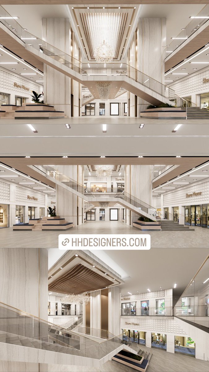 hhdesigners's tweet photo. Luxury shopping center designed by HHDESIGNERS.

________________
HHDESIGNERS is an international commercial interior design agency creating spaces that elevate the way people live, work, and make their mark on the world.

https://t.co/Qft9CKeSxG

#luxury #shoppingcenter #elegance #sophistication #hhdesigners #architecture #designperfection #retail #luxurylifestyle #architectural #beauty #vision #starts #here