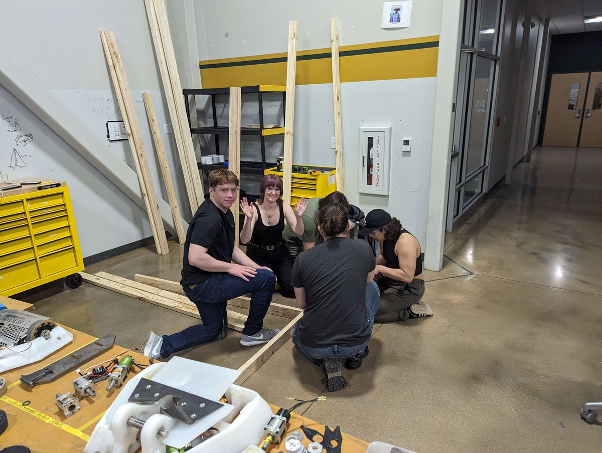 mst_sustainable's tweet image. CArEE Update: 🌱 Frame for vertical farm done, PVC pipes next! Anaerobic digester &amp;amp; pump system planned this semester. Exciting collaboration with EECS to automate pump system! 🚀 #sdelc #Sustainability