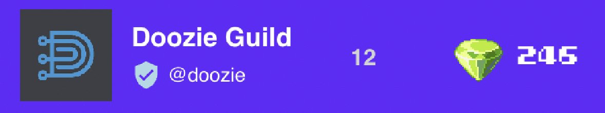 dooziex_'s tweet photo. GIVEAWAY - 1x @DoozieGuild Membership 💎🎟️

Valued at 246 $PIXEL and rising... 💹‼️

How to enter:
🔸Follow @dooziex_ @DoozieGuild
🔸Repost 
🔸Like 
🔸Tag 3 farmers

⏳ Results in 48 Hours!