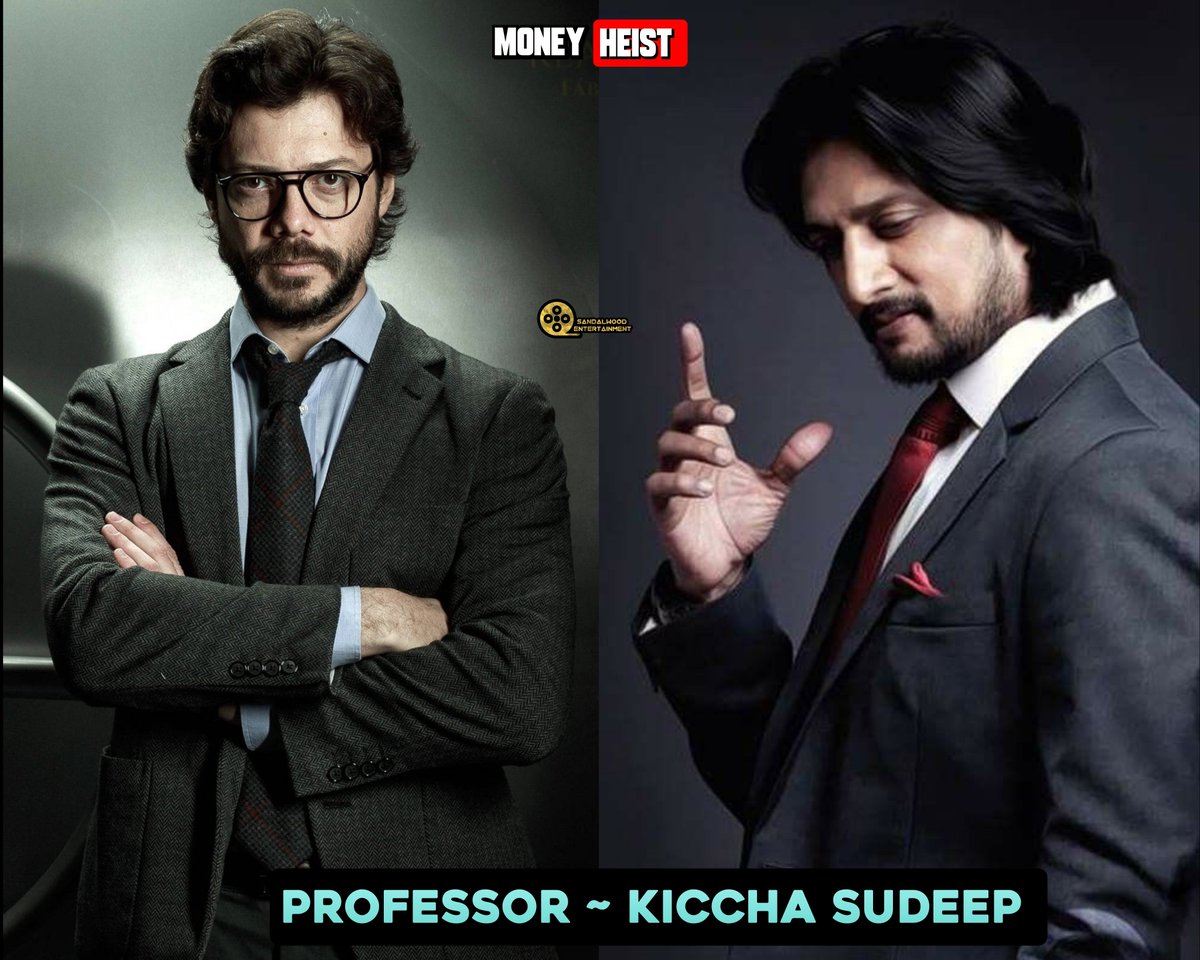 (11/11) @KicchaSudeep #BossOfSandalwood #MoneyHeist