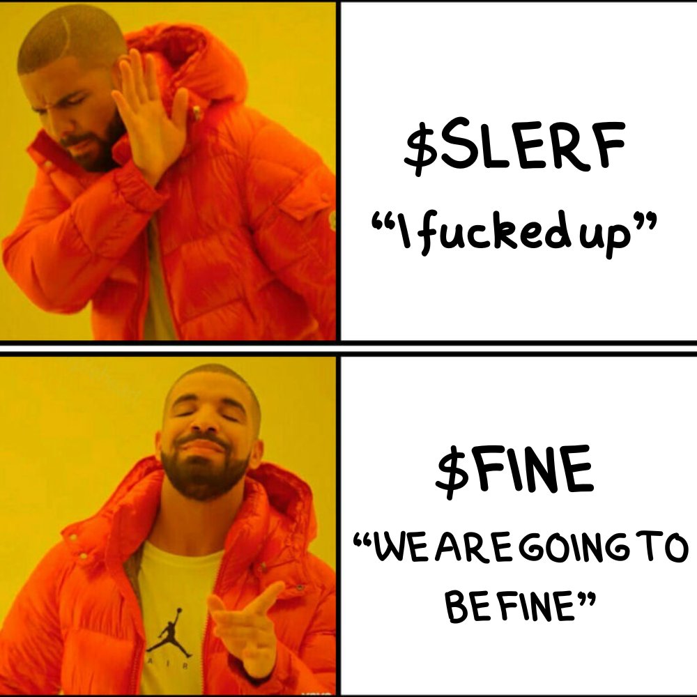 notfineOnX's tweet photo. @Slerfsol We are sorry to all your top supporters we feel there pain.

$FINE is taking things into our own hands, we will make sure everyone who lost is $FINE

Supporting our Solana friends. https://t.co/ciYwp0PNrS