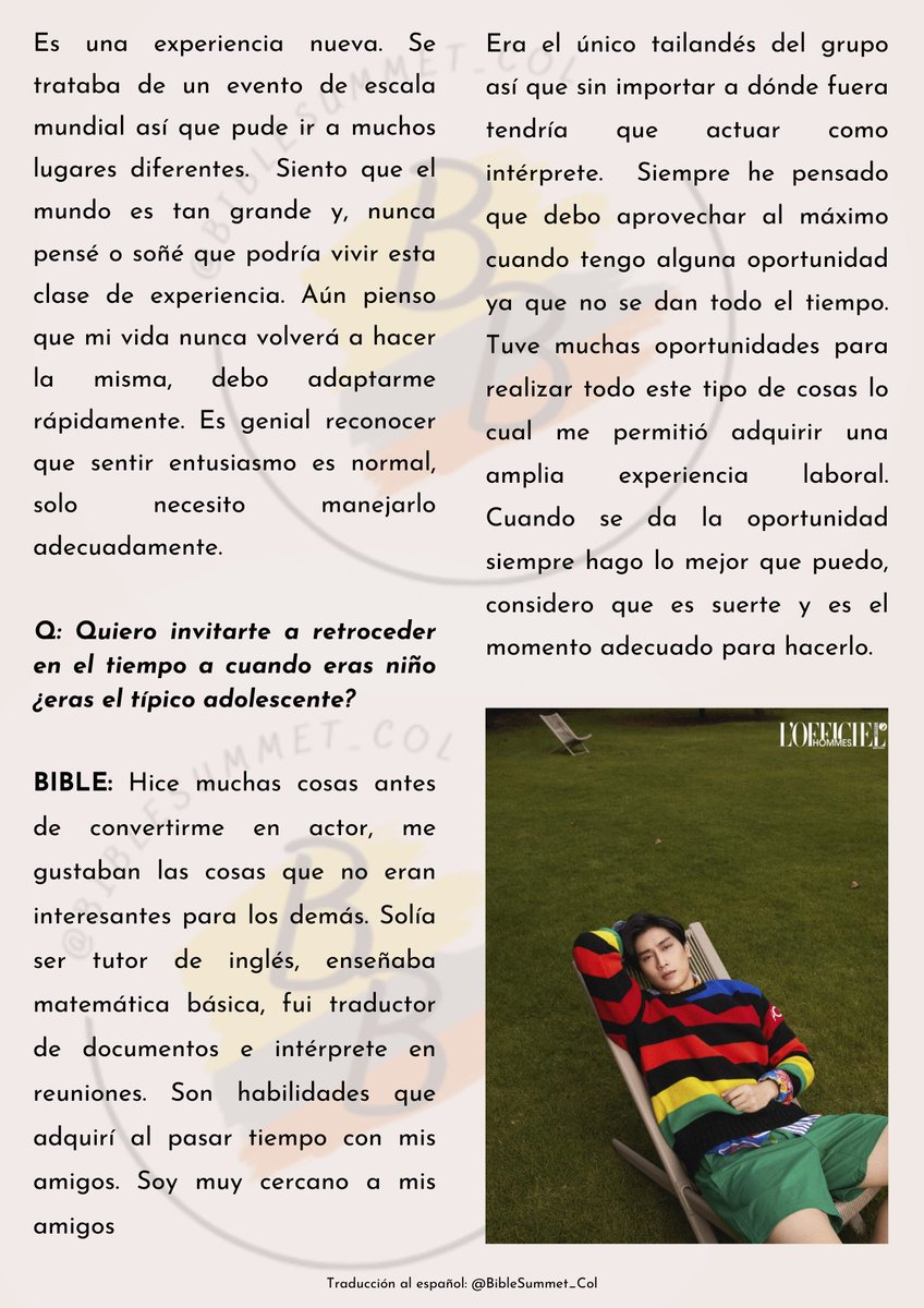 BibleSummet_Col's tweet photo. 📝 [TRAD ESP]  L'OFFICIEL TAILANDIA (1/2).

— MADE TO BE WISE. 

[#BibleWichapas #bsumone @biblesumett] https://t.co/3m4JTIG9FK