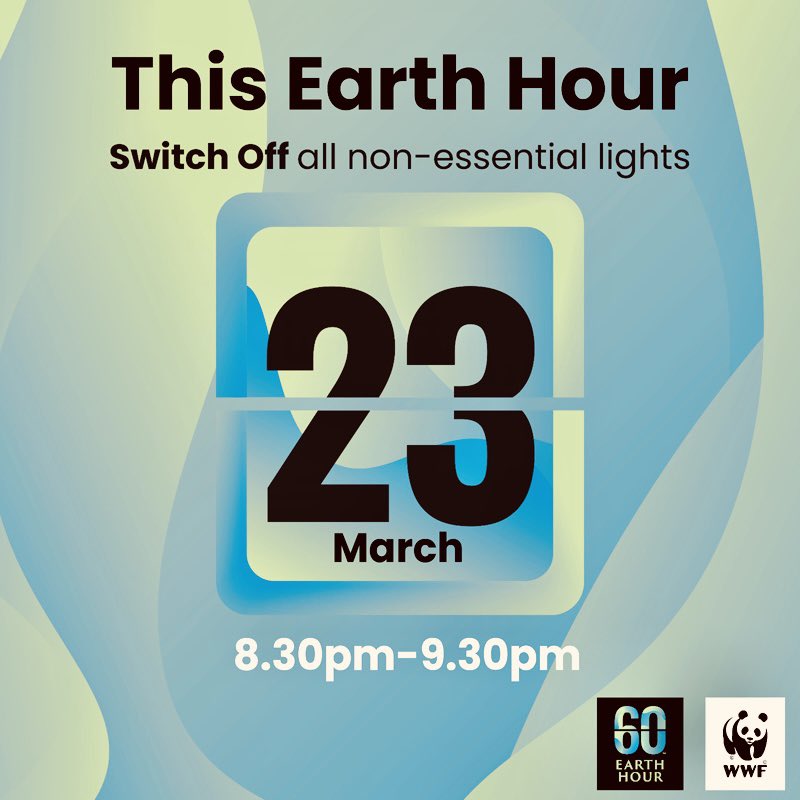 Friends in Pakistan. This year #March23 will be #PakistanDay as well as #EarthHour. Do something good for #Pakistan and for #Earth. Switch off & Give an hour doing something – anything – positive for country and for planet. One hour for #Pakistan. One hour for #Earth. Please.