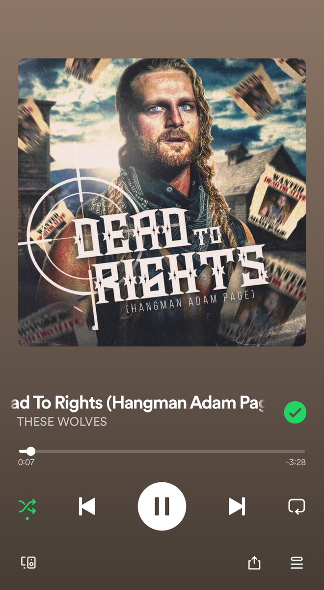 HOPEFULLY SOMEDAY
RETURN WITH THIS ROH ENTRY THEME 🤠🔥🤠🔥🤠🔥

I HOPE THE HANGMAN RETURN VERY SOON WITH HIS NEW BULLET CLUB STYLE HEEL FACET.

#CowboyShit 
#HangmanPage 
#AEW 
#ROH