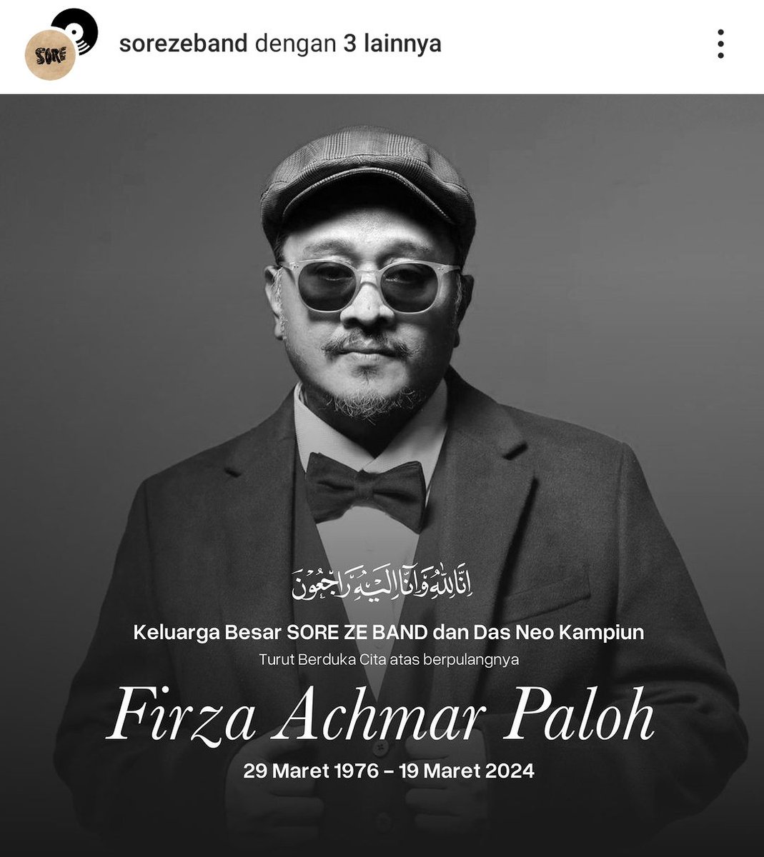 iamnotfussed's tweet photo. Selama masih ada yang mengenang, yang berpulang takkan pernah hilang, Al-Fatihah.. 19 Maret 🥀🖤 https://t.co/focjY8u1yD