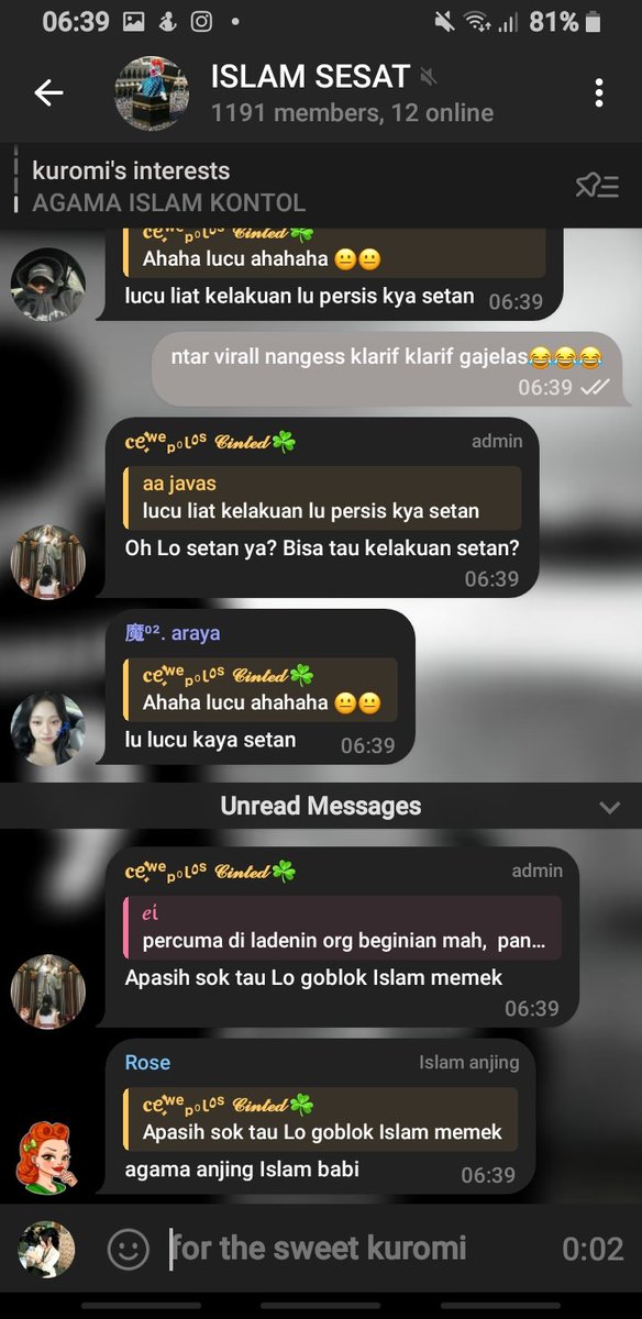 strawsberriest's tweet photo. ya Allah... ini udah terlalu kelewatan, diclaimer aja gue juga anak rusuh di ranah rp tapi gapernah sekalipun bawa bawa agama sendiri ataupun agama orang lain, gue pendosa juga gaakan segini nya banget, emg bener bener manusia zaman skrg, udah mendekati akhir zaman... https://t.co/mrNryvxPrX
