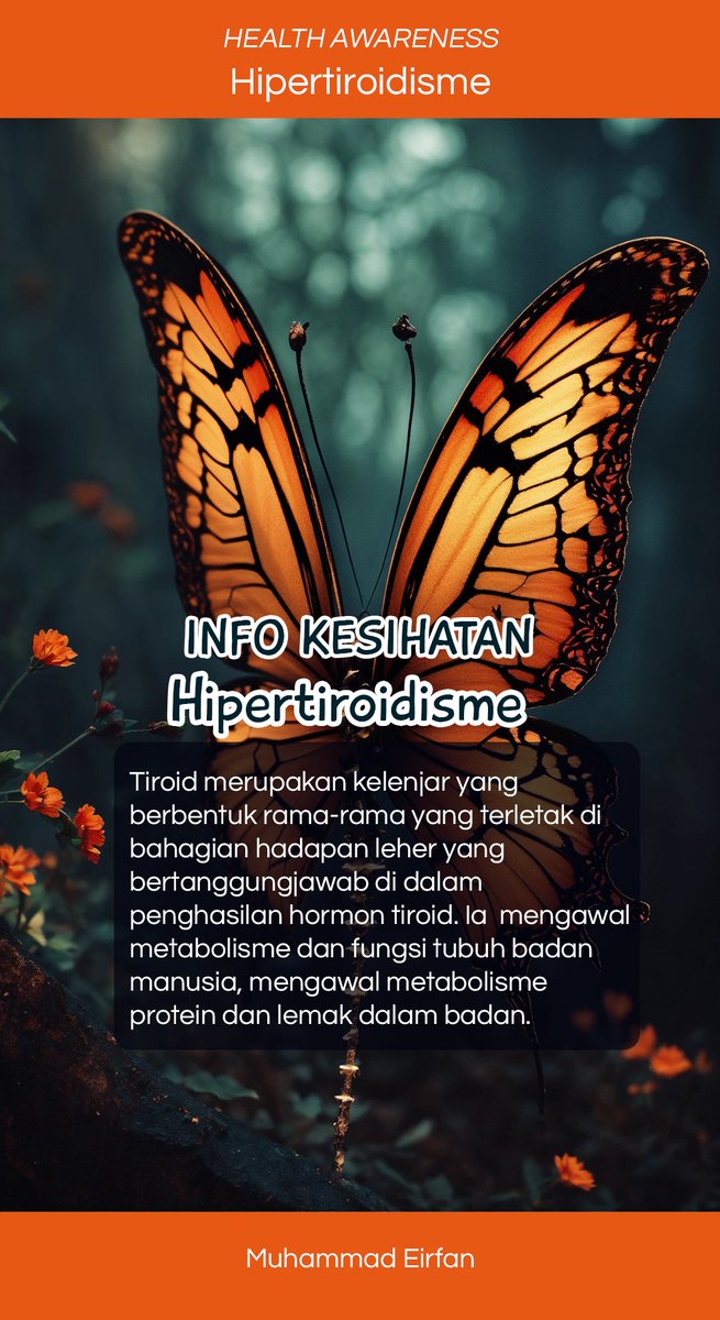 epey95's tweet photo. Info Kesihatan: Hipertiroidisme

Spread the awareness 

#infokesihatan #Hipertiroidisme #tiroid #healthawareness #takaful #hibah #criticalillness #FWDTakaful #alisragroup #aigtm https://t.co/tYlDPzZuyI