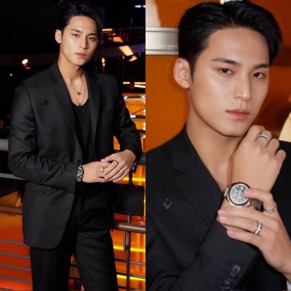 viraltakes's tweet photo. SEVENTEEN’s Mingyu has been announced as a local ambassador for Bvlgari. https://t.co/AE7tHsgSmc