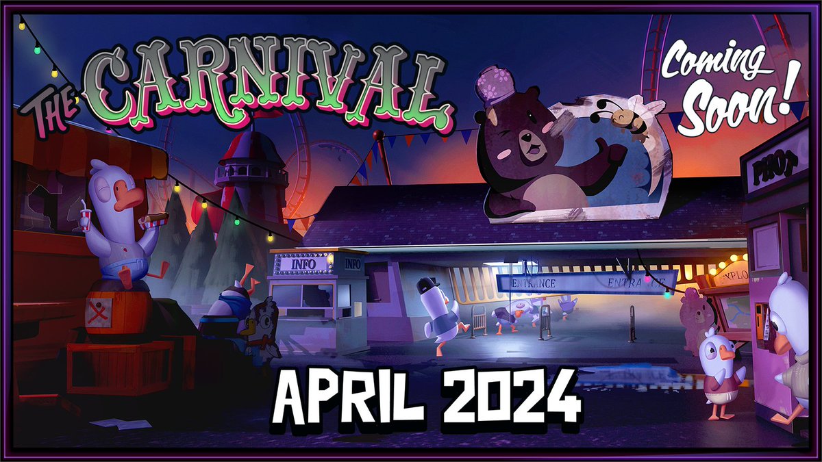 New Map Coming Soon! The Carnival 🎪 ⬇️Link to coverage down below #GooseGooseDuck #GGD #GaggleStudios #indiegames #indie #Freetoplay #TheCarnival #GooseCarnival