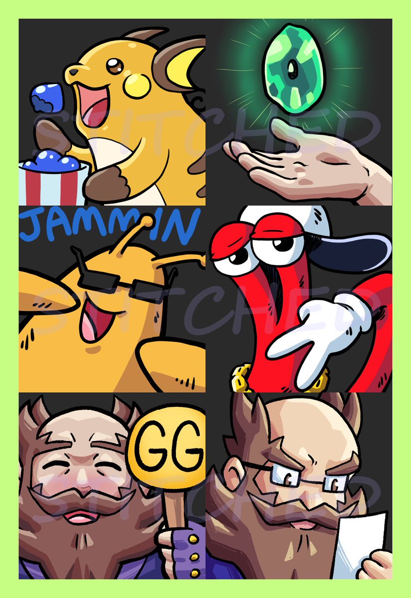 Made some new emotes for my twitch.