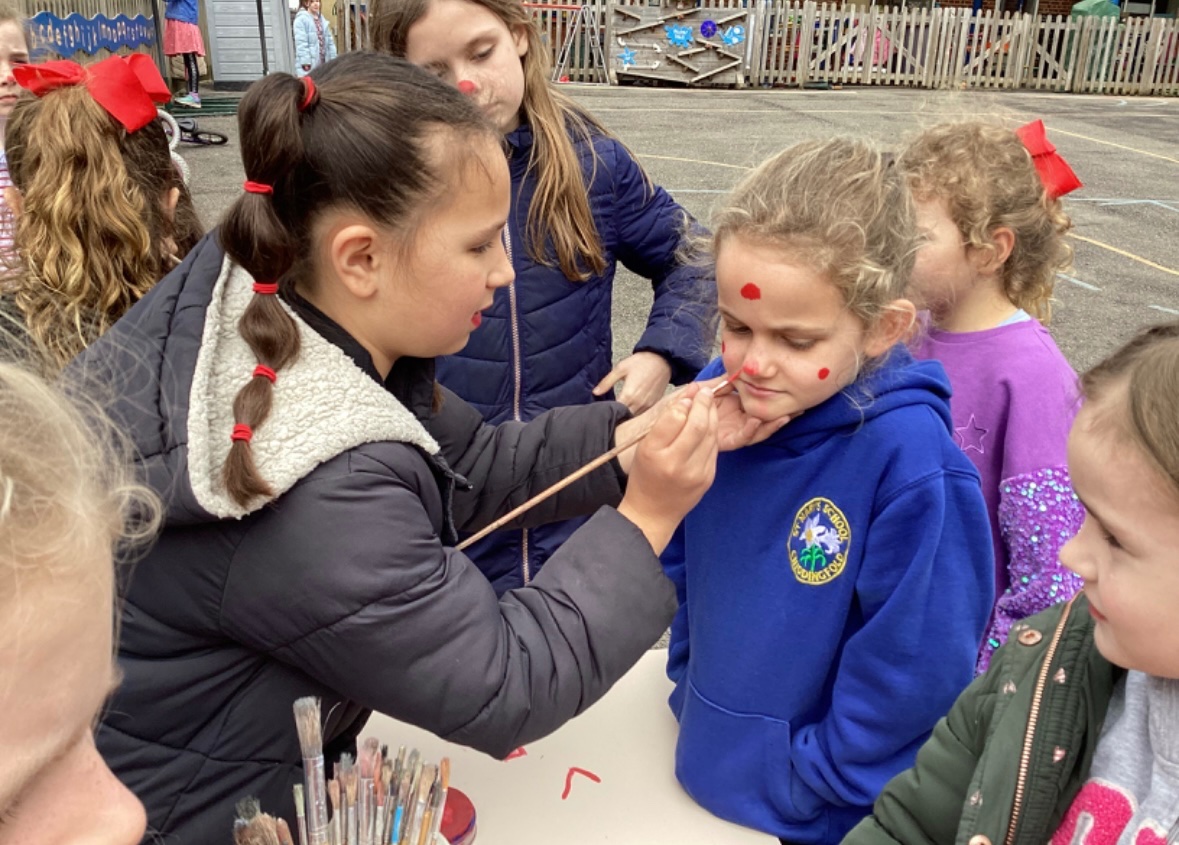 Last Friday we commemorated Comic Relief by having a design your own red nose competition, pin the nose on Gromit and face paint.

Congratulations to Willow for winning our competition!