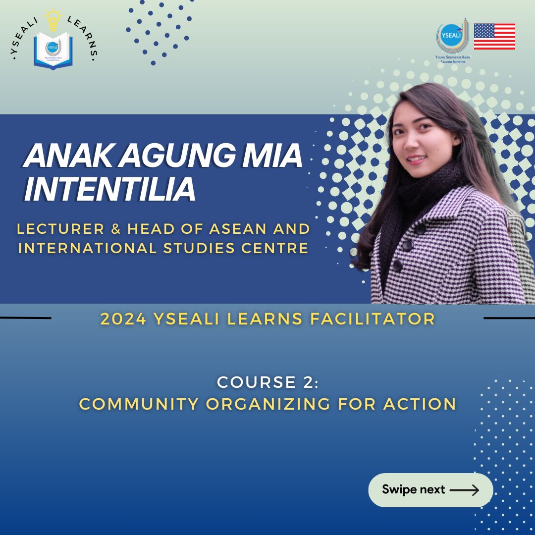 🗣️ Have you enrolled in the 2024 #YSEALILearns? Only 5 days left! We’re excited to present the 2024 YSEALI Learns facilitators ✨ Check them out! Don’t miss the deadline and secure your spot! Learn more and apply at: asean.usmission.gov/ysealilearns20…… #LearnWithUS