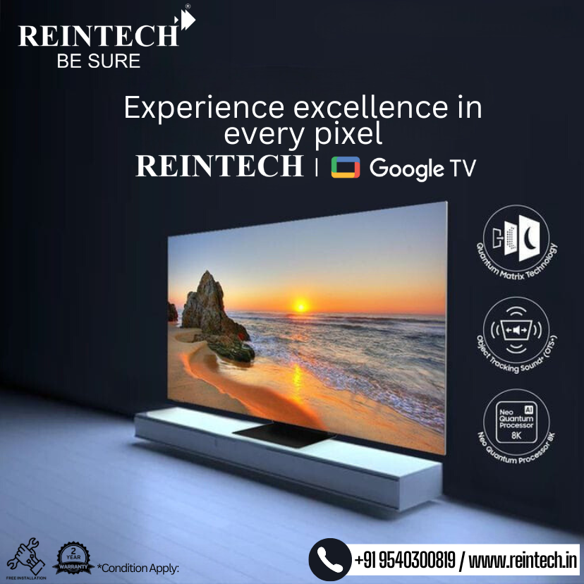 💯 Why settle for ordinary when you can have extraordinary? Choose Reintech Google TVs for the ultimate viewing experience. 🙌

#TVgoals #Reintech #GoogleTV #ExcellenceinEveryPixel #experience #excellence #pixel #reintechtv #NextLevelEntertainment
