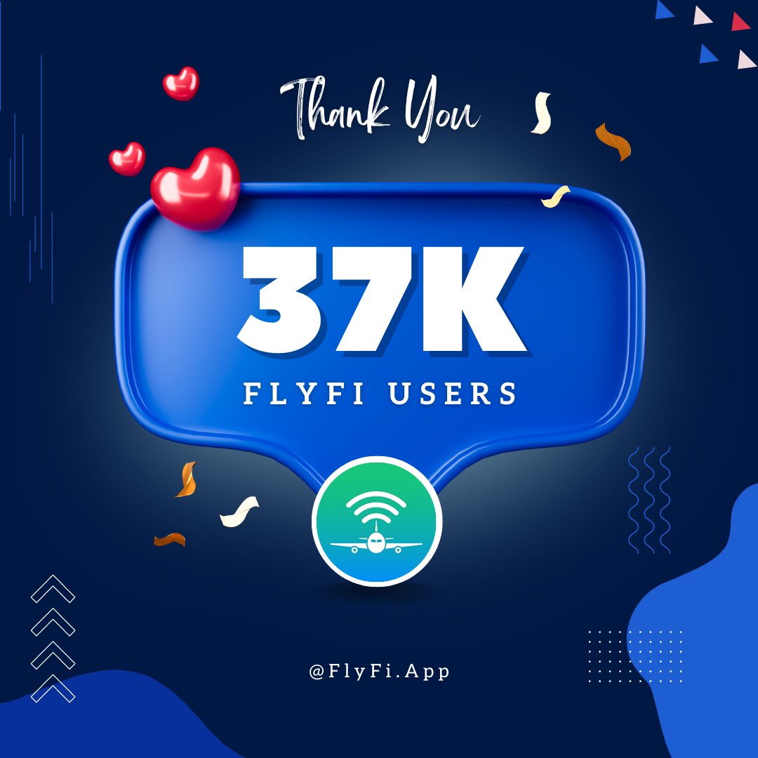 Grateful for our incredible community! Thank you to 37K+ FlyFi.app users for being part of our journey! #thankyou #milestone #ThankYouComeAgain #grateful #journey #travelguide #travel #flightattendant #flights #Airtravel #flights