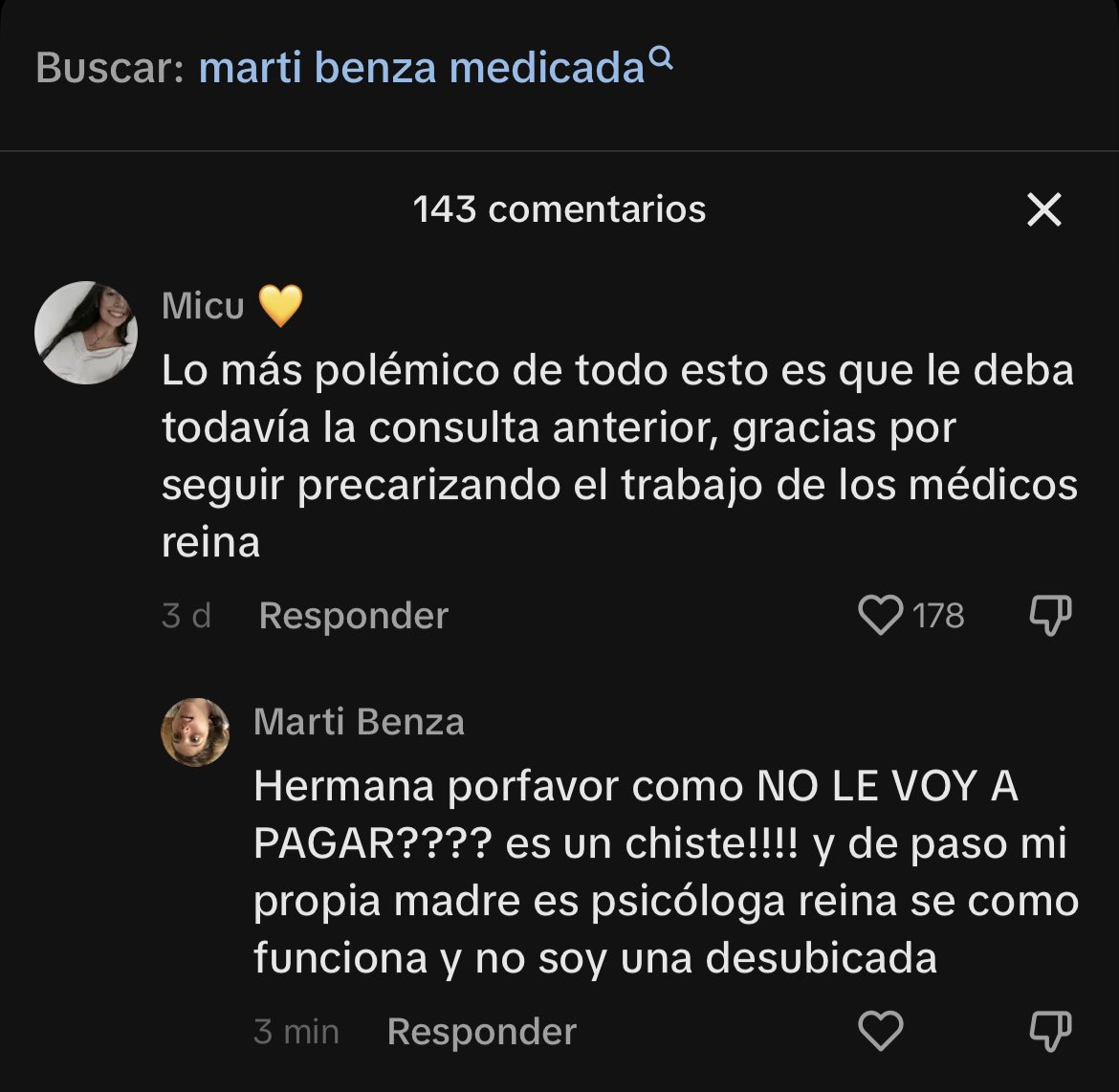 micu de tiktok chupame el orto puta y que risa el buscador marti benza medicada tal cual