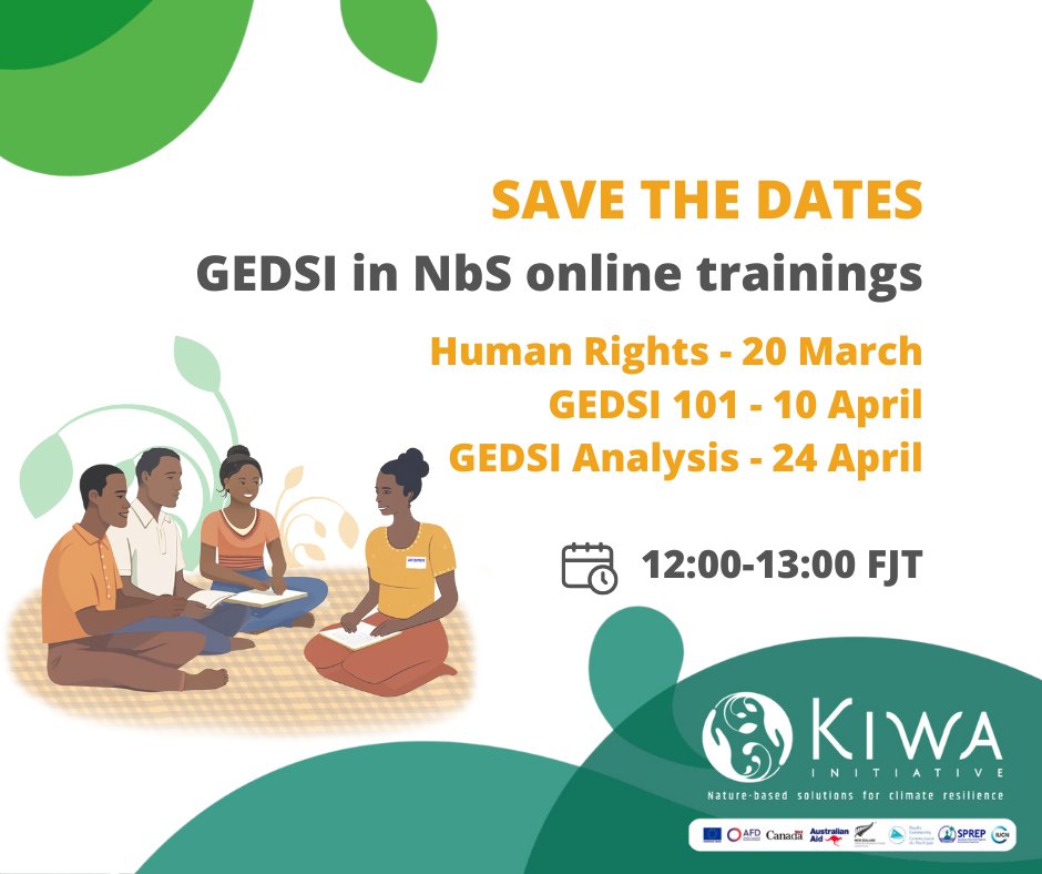 SAVE THE DATES ! 📚🌱 ➡️#Human #Rights, 03.20.2024, 12:00 PM Fiji Islands. Register: urlz.fr/pW4C ➡️#GEDSI, 04.10.2024, 12:00 PM Fiji Islands. Register: urlz.fr/pW4E ➡️ #GEDSI #Analysis, 04.24.2024, 12:00 PM Fiji Islands. Register: urlz.fr/pW4F