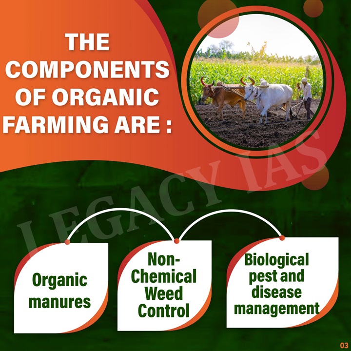 Legacy_ias's tweet image. Organic Farming  - Advantages, Disadvantages and Environmental Impact 

#organicfarming #agricultureprocess #biologicalfarming #plantwaste #farming #farmingimpact #soil #organicfarmingadvantages #UPSCExam2024