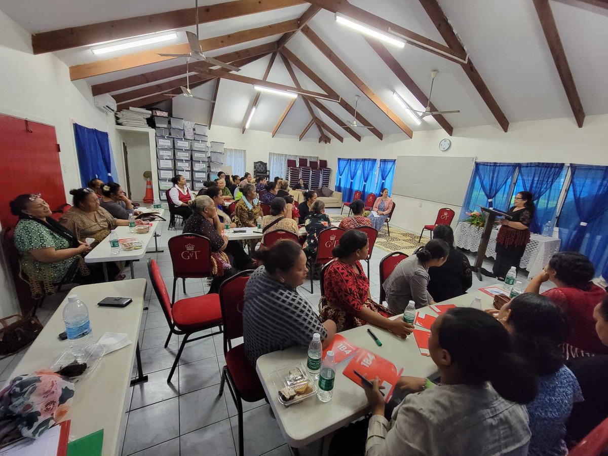 Great to join Betty Blake and Maa Fafine Mo e Famili in Vavaʻu for the opening of the Training of Trainers for Aged Care Providers, funded by Australia through the AFP led Families Free of Violence program. An inspiring group of women caring for their communites.