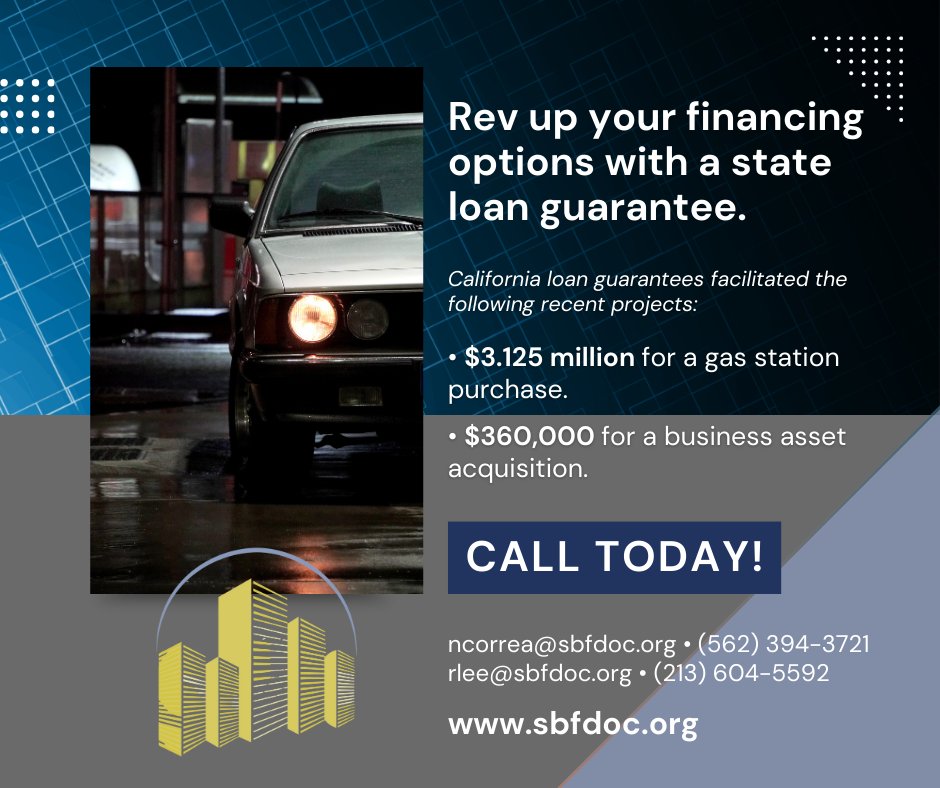 Need assistance in moving a financing deal down the road? Small Business Development Corporation of Orange County offers many solutions including California's Small Business Loan Guarantee, which has served as a capital access lifeline since 1968. #smallbusiness #finance #lending